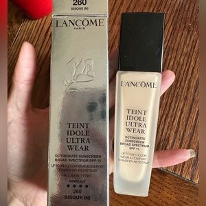 Lancome Paris octinoxate sunscreen broad Foundation SPF15 NIB